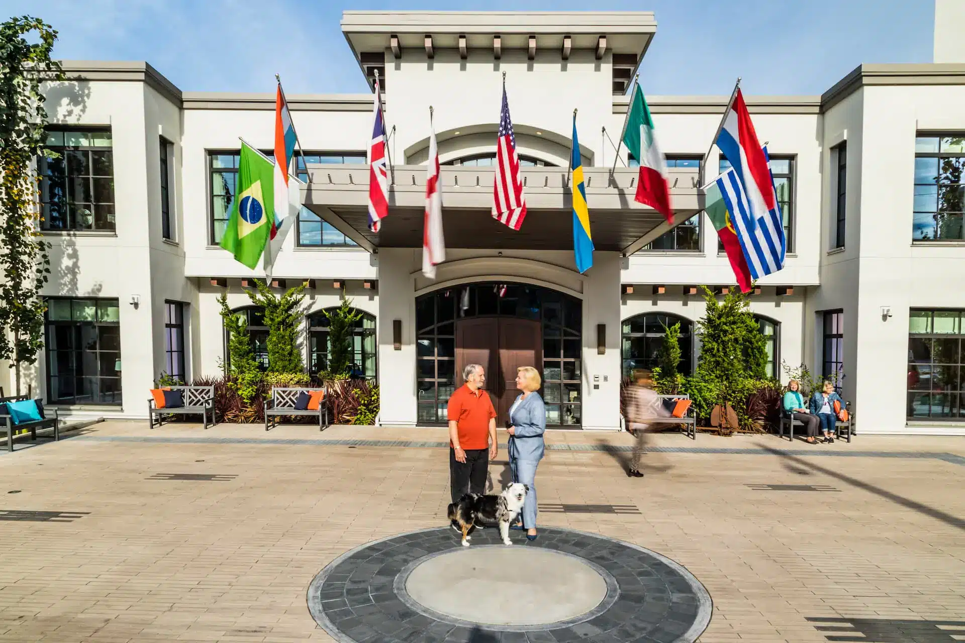 Áegis Living West Seattle on Admiral Way above the Puget Sound waterfront