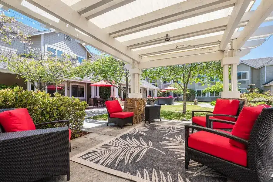 patio area