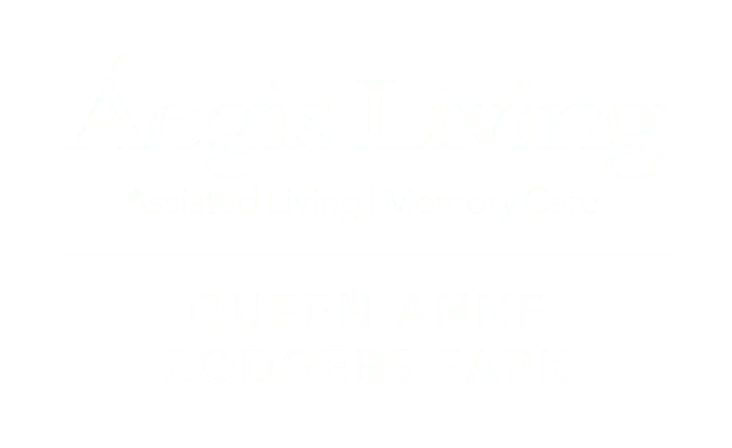 Aegis Living Queen Anne Rodgers Park logo