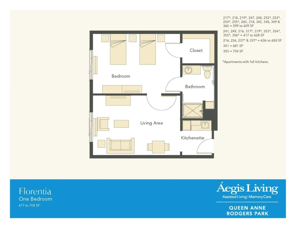 one bedroom