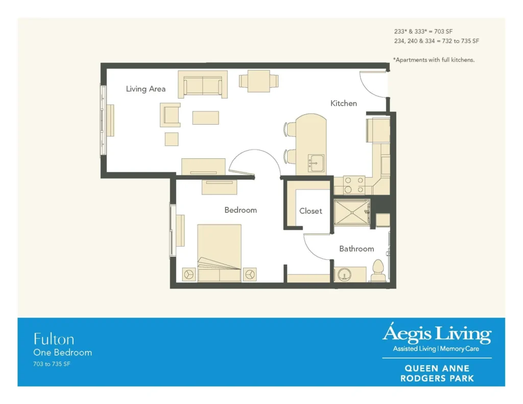 one bedroom