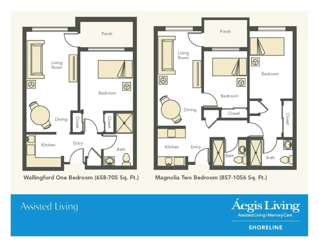 two bedroom floor plan