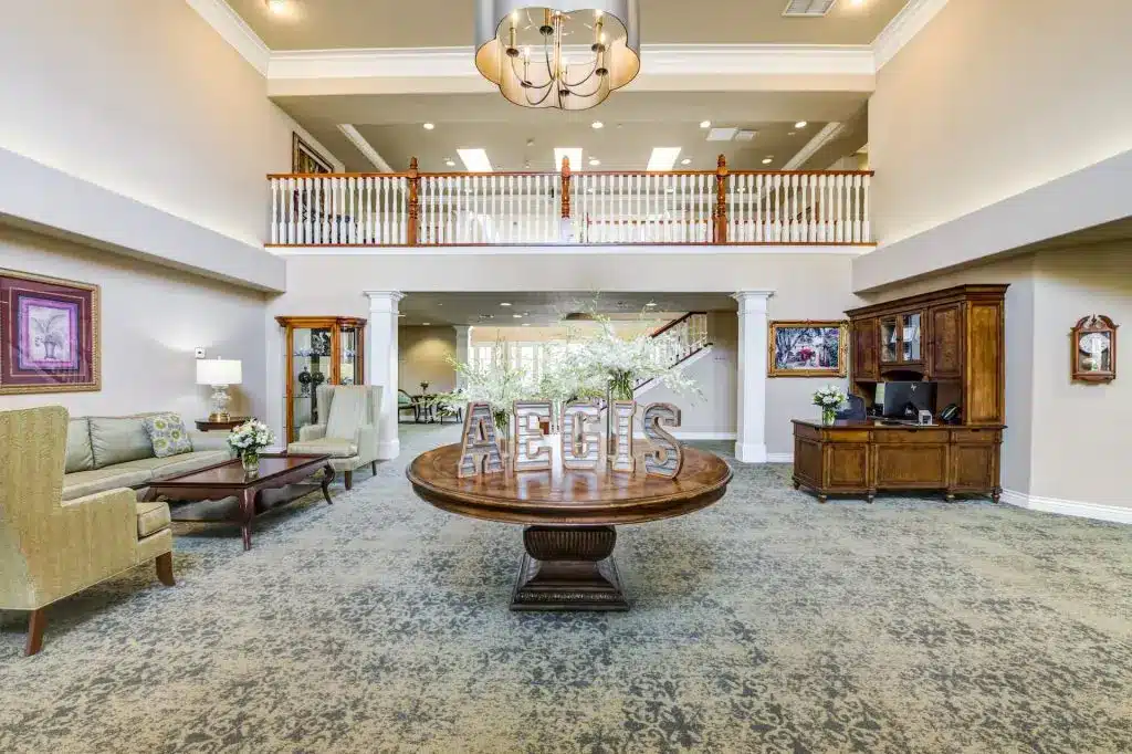 Aegis living ventura lobby