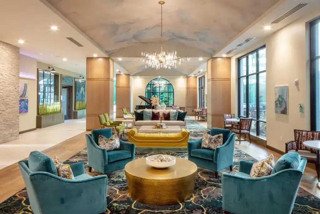 lobby area