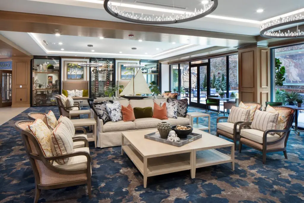 lobby lounge area