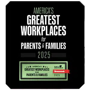 America's Best Workplaces for Families 2025 Award Badge