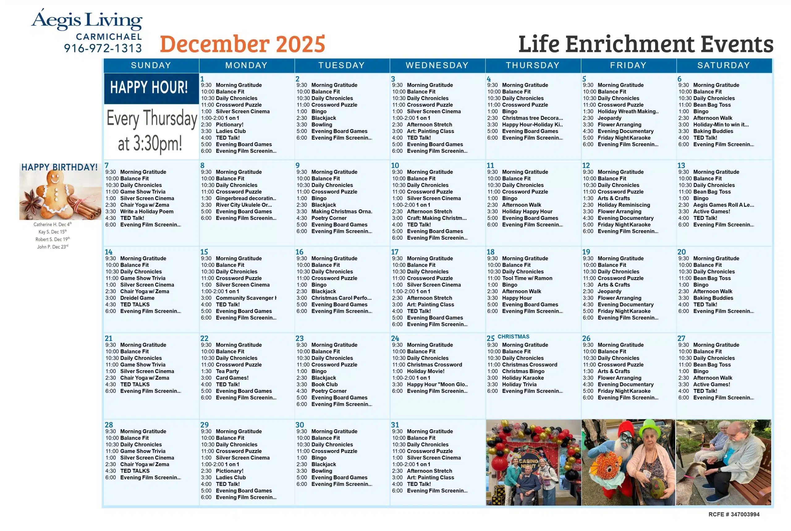 Activity Calendar Image