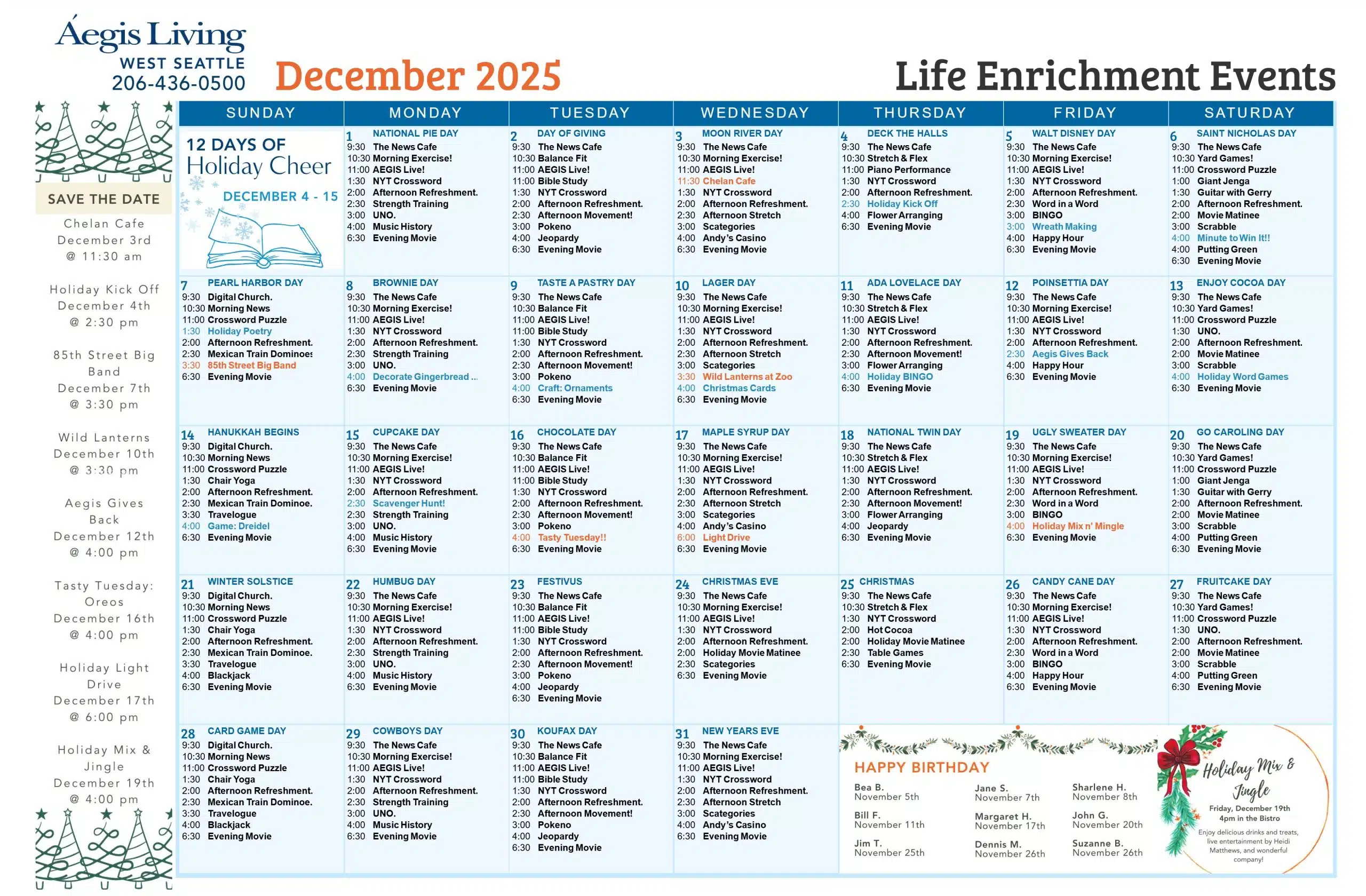 Activity Calendar Image