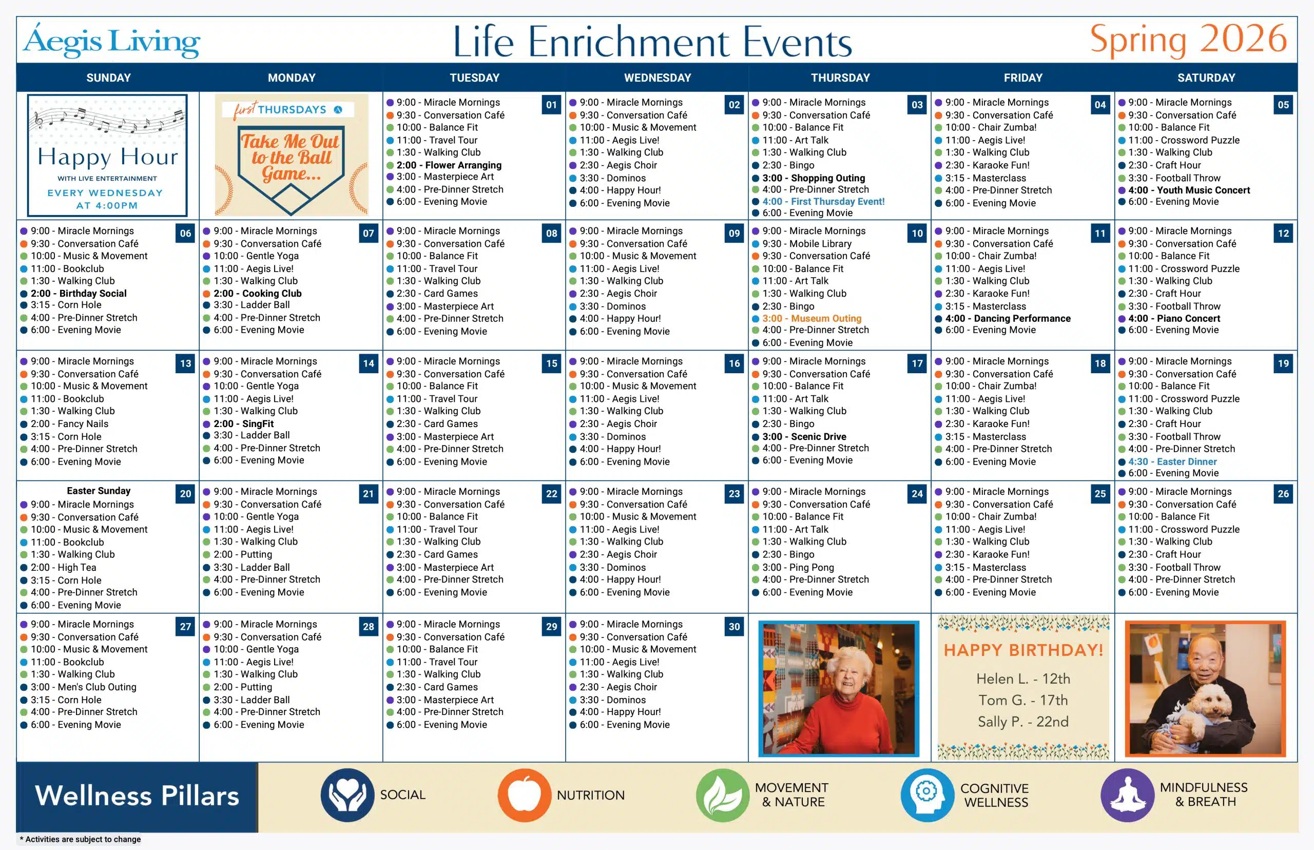 Activity Calendar Image